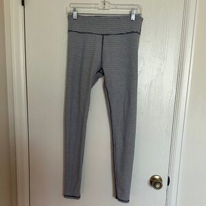 Kyodan Striped High-Waist Leggings